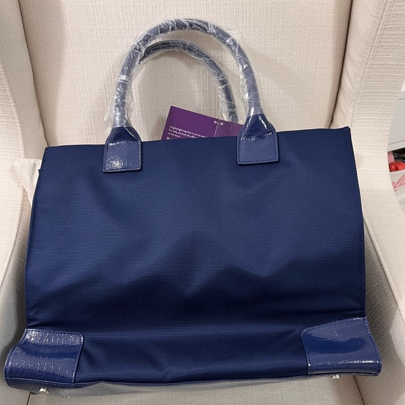 Joy Mangano TuffTech & CrocoEmbosed Tote - Picture 2 of 4